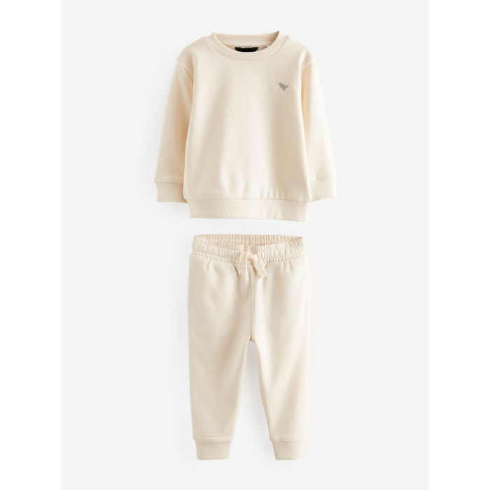 2-set Bekväm tröja i minimal neutral stil (3månader-7år)