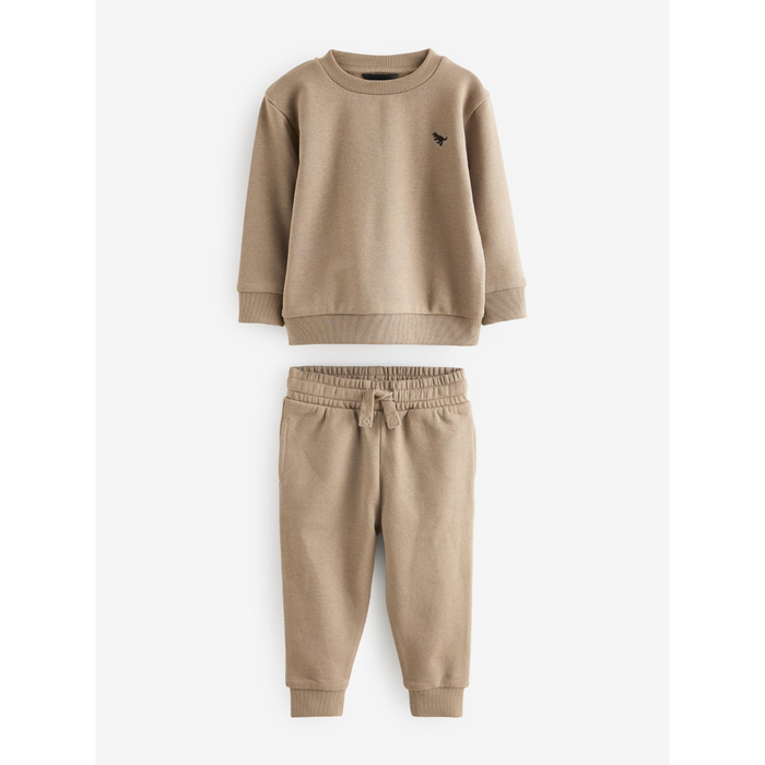 2-set Bekväm tröja i minimal neutral stil (3månader-7år)