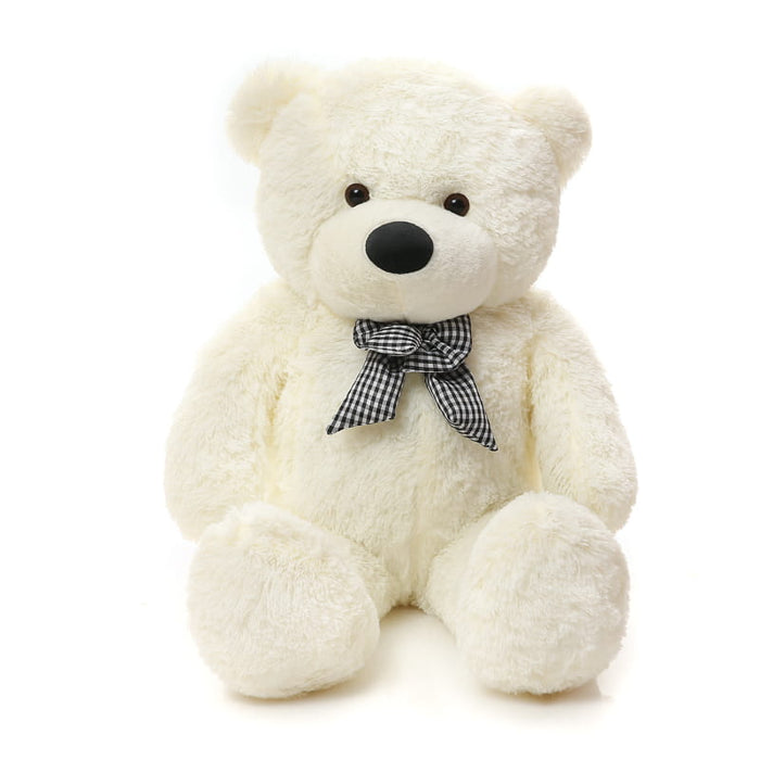 MeowBaby® Giant Teddy - 180 cm - Vit - Gosedjur - Bebisgrossisten.se