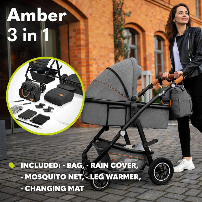 Amber – Multifunktionell 3-i-1 Kombinationsvagn22