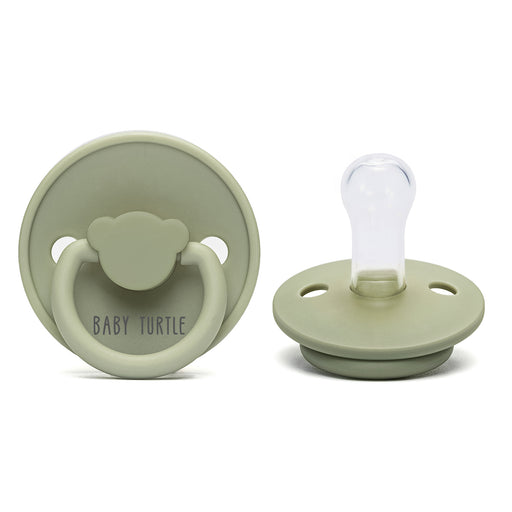 Baby Turtle Glow Björnen Självlysande Napp EN1400 - Olivgrön - Nappar - Bebisgrossisten.se