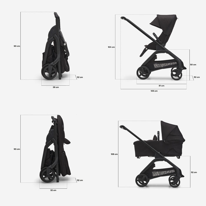 Bugaboo Dragonfly med ligg- och sittdel