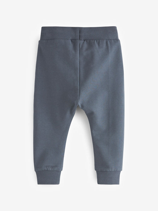 Kaki, Grå & Blå – 5-pack Joggers för Barn (3 mån–7 år)