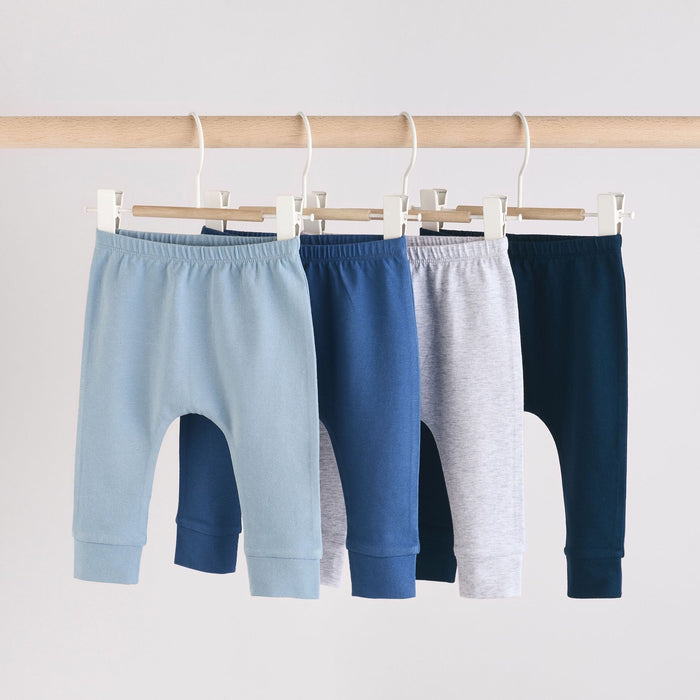 Blåtoner – 4-pack Babyleggings  (0 månader - 3 år)