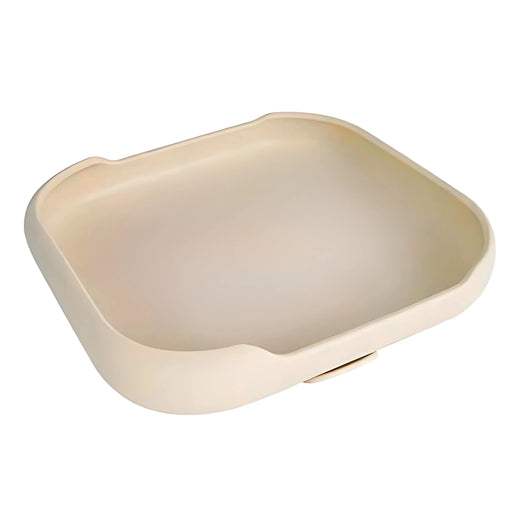 Baby Turtle Silikon Spilltallrik Sugpropp - Beige - Äta & Dricka - Bebisgrossisten.se