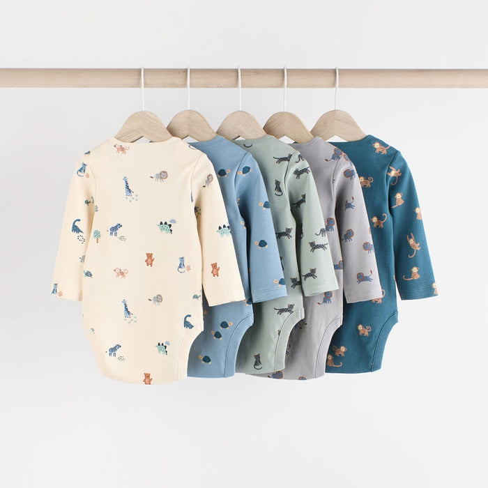 Teal Turtle Dream – Babybodys i 100% Bomull (0mån - 3 år)