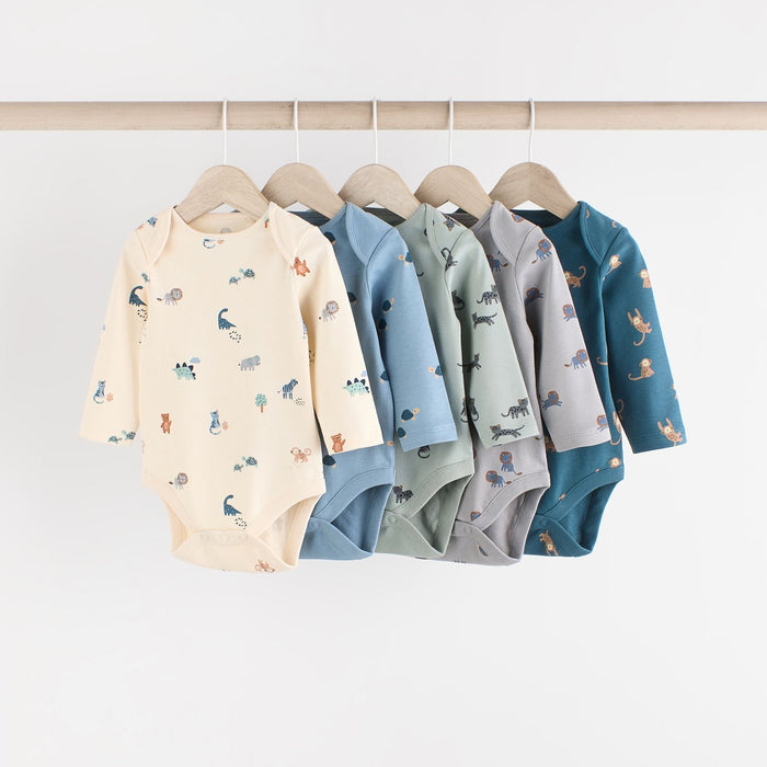 Teal Turtle Dream – Babybodys i 100% Bomull (0mån - 3 år)