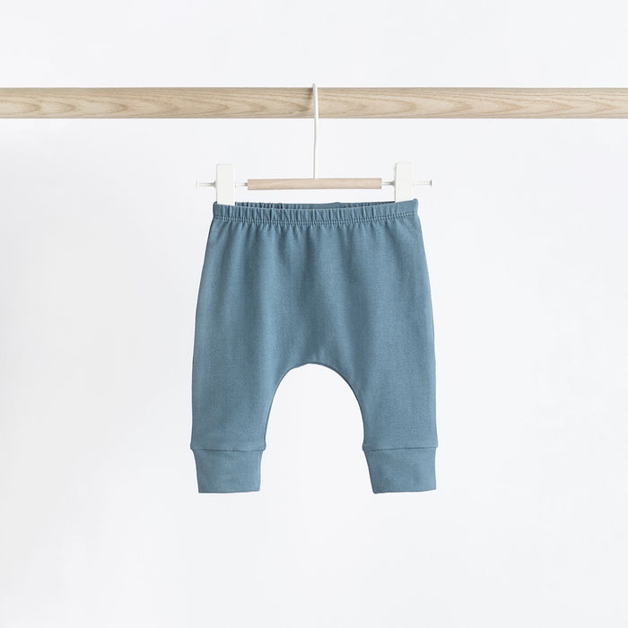 Tealblå – 4-pack Mjuka Babyleggings (0mån - 3år)