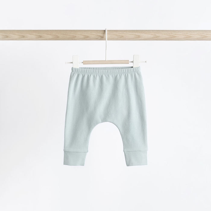 Tealblå – 4-pack Mjuka Babyleggings (0mån - 3år)