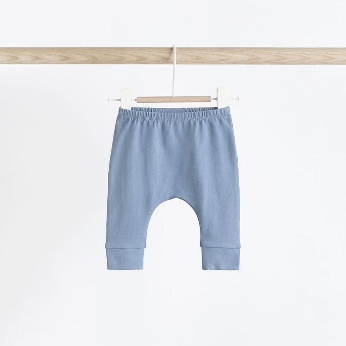 Tealblå – 4-pack Mjuka Babyleggings (0mån - 3år)