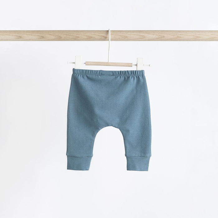 Tealblå – 4-pack Mjuka Babyleggings (0mån - 3år)