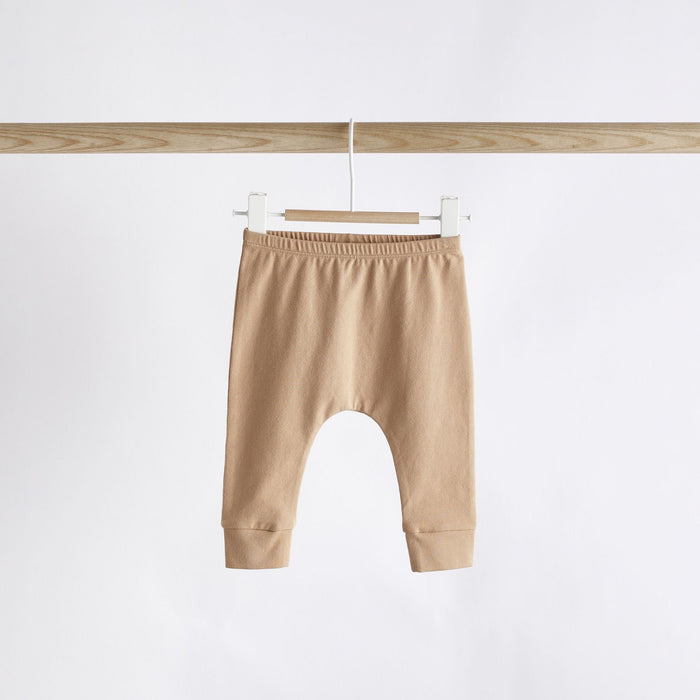 Neutral – 4-pack Mjuka och Stretchiga Babyleggings (0 månader–2 år)