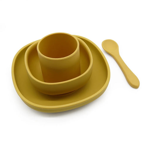 TOS Silikon Middagsset - Mango - Äta & Dricka - Bebisgrossisten.se