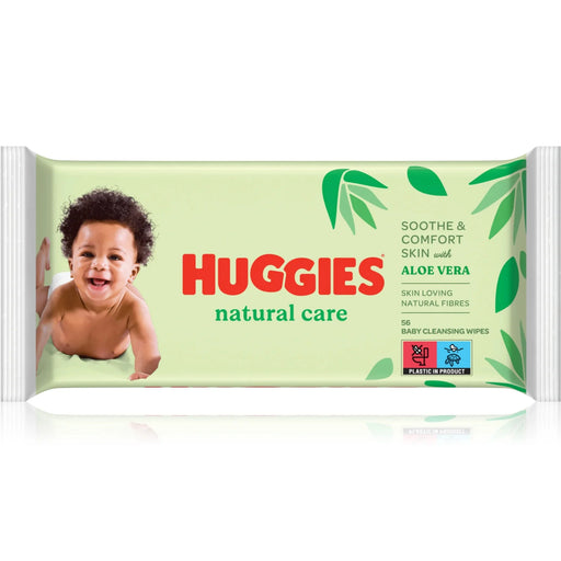 Huggies Natural Care Våtservetter för barn 56 st - Babyvård - Bebisgrossisten.se