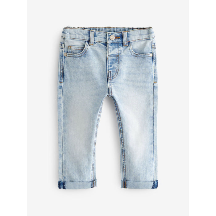 Ljusblå – Baggy Jeans (3 månader-7 år)