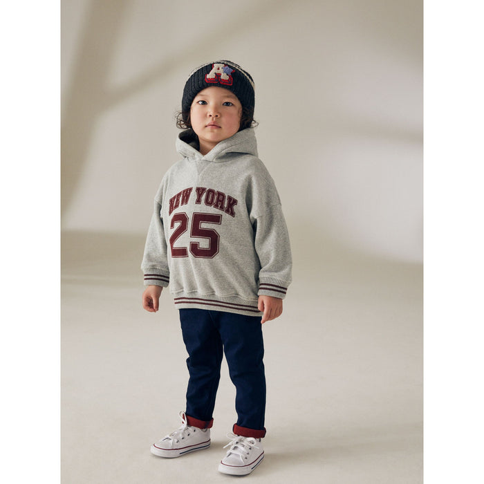 Collegeinspirerad New York Hoodie (3 mån- 7 år)