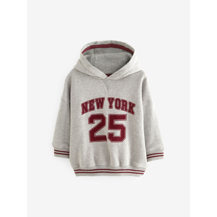 Collegeinspirerad New York Hoodie (3 mån- 7 år)