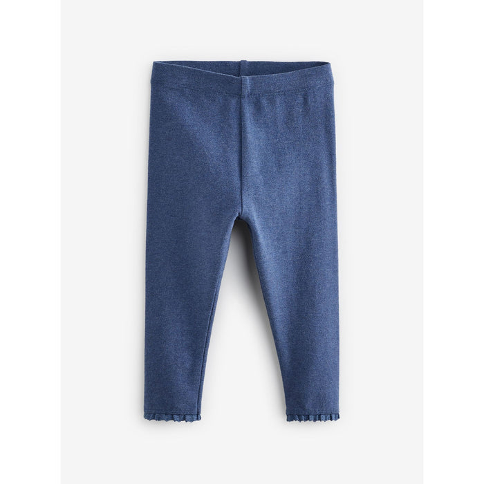 Blå Denim – Stretchiga Jeansleggings (3 månader–7 år)