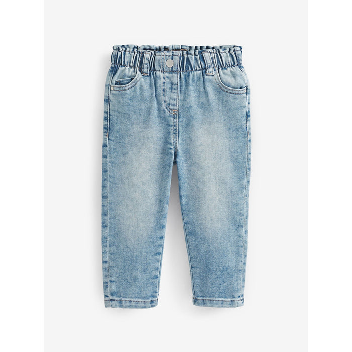 Denim Light Wash - Trendiga Mom Jeans med bekväm passform (3månader-7år)