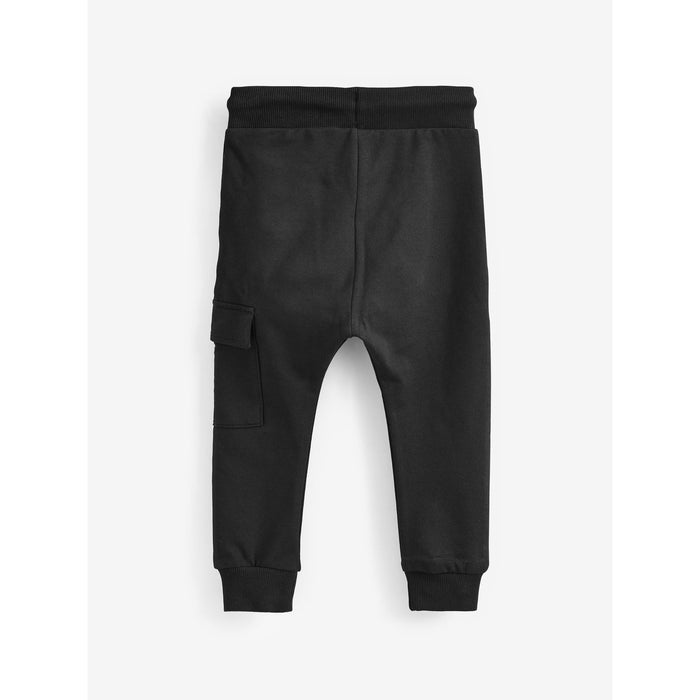 Svart – Smidiga och Stilsäkra Utility Joggers (3 månader–7 år)