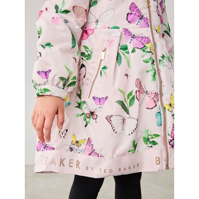 Rosa Blommig Regnkappa – Baker by Ted Baker