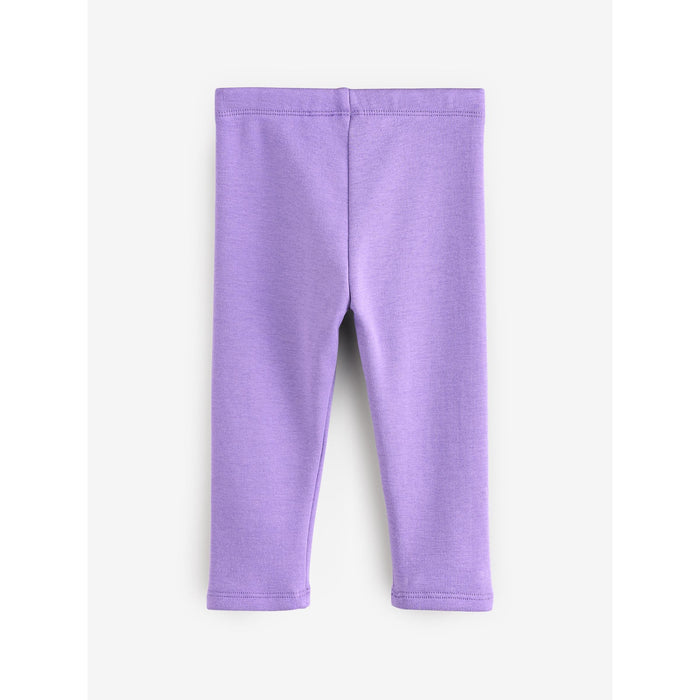 Ljuslila – Supermjuka Fleecefodrade Leggings (3 månader–7 år)