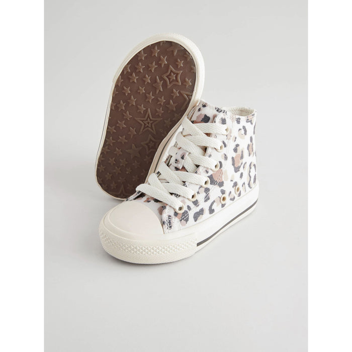 Djurprint – Chunky Höga Sneakers