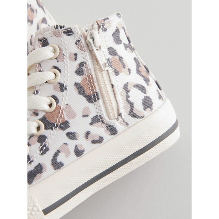 Djurprint – Chunky Höga Sneakers