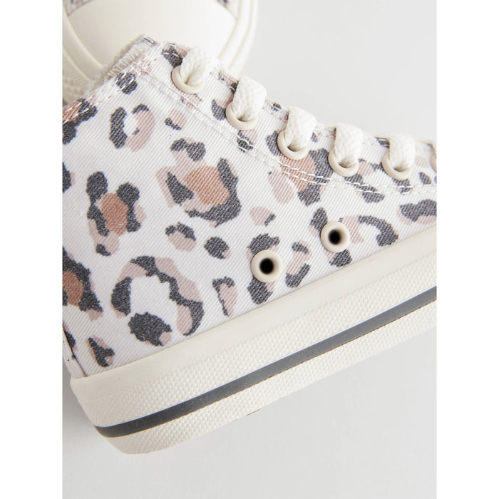 Djurprint – Chunky Höga Sneakers