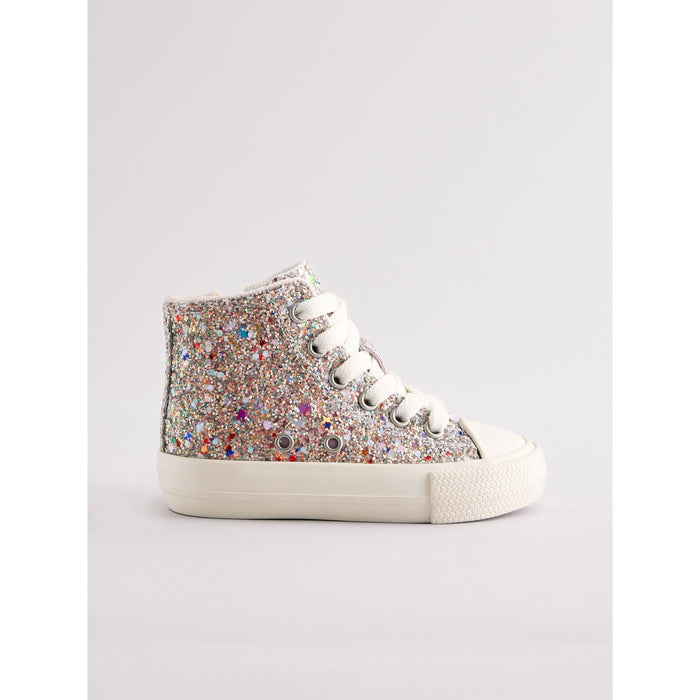 Glittrande Steg – Chunky High-Top Sneakers för Barn