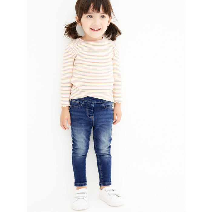 Mörkblå – Skinny Fit Babyjeans med Stretch (3 mån–7 år)