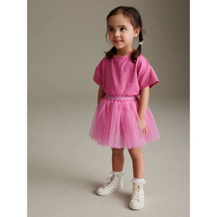 Magiskt Rosa Set – Topp & Tyllkjol (3 mån–7 år)