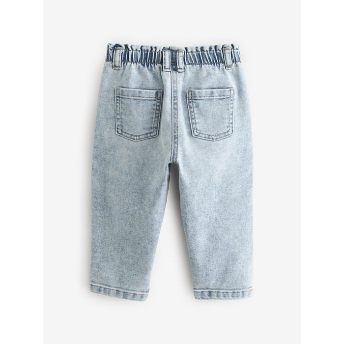 Denim Light Wash - Trendiga Mom Jeans med bekväm passform (3månader-7år)