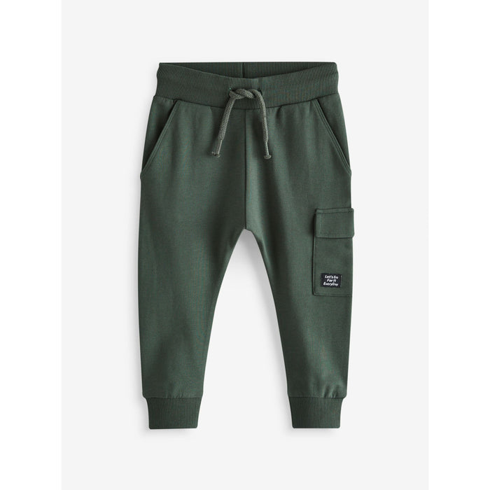 Blå, Mörkgrön & Kolgrå – 3-pack Super Skinny Utility Joggers (3 månader–7 år)