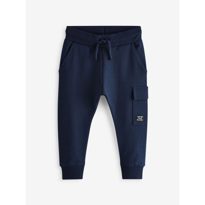 Blå, Mörkgrön & Kolgrå – 3-pack Super Skinny Utility Joggers (3 månader–7 år)